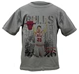 Kyle Korver Chicago Bulls Youth Titanium Caged Player Soft Hand Pigment-Dyed Premium T-Shirt