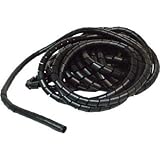 トラスコ中山:TRUSCO スパイラルチューブ 10m 結束径Φ15.0～50.0 黒 TSP19BK 型式:TSP19BK