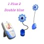 Handheld Portable Interference Free Wireless Digital 2.5" vido color baby monitor Wireless Camera Daisy-(Day & Night) (Video&Audio) Infant Nursery Monitor with rechargeable receiver w/2 Packs CCTV Surveillance Cameras(1 Plus 2 blue and purple)