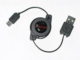 Universal MP3 Players / PDAs / SmartPhones (BlacBerry Pearl, Curve, etc) / Canon Nikon Digital Camera / DSLR / DV / Sony PSP / PC sync & charging retractable charger cable (PC/MAC)