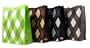 Reusable Argyle Grocery Totes - Set of 4