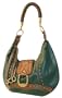 LimeNRoses Hunter Horseshoe Western Bag (Hunter Green)