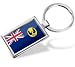 Keychain "South Australia (South Australia)" Flag region: Australia - Hand Made, Key chain ring