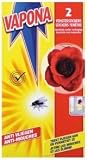 from VAPONA 12 x VAPONA FLY KILLER WINDOW STICKERS RED ROSE (2 Stickers) Model ROSE