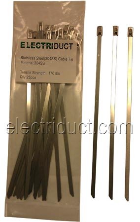 Stainless Steel Cable Ties - 6 inch - 25 pieces On Sale