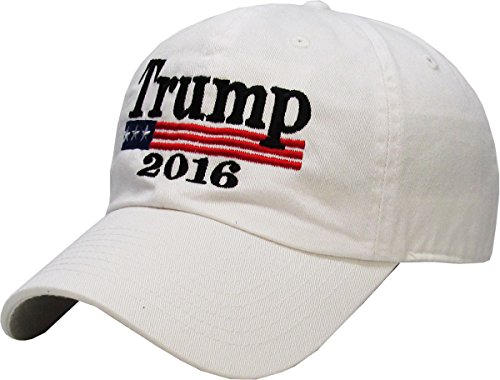 Make America Great Again - Donald Trump 2016 Campaign Cap Hat (005) White