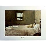 SmallPrintAndrewWyethLabMasterBedroomDogonBed