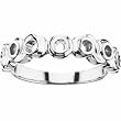 14K White Gold Mother's Ring - 7 Gemstone -- YOU CHOOSE THE COLORS!