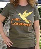 Option-G Women's Conserve Army Green Tee