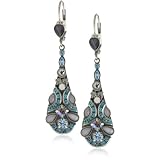 Sorrelli Salt Water Crystal Teardrop Dangle Si