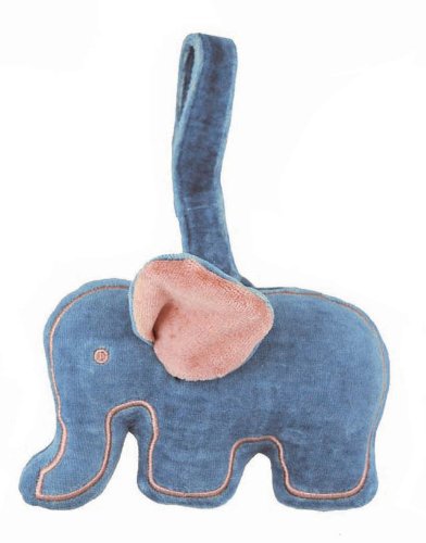 Miyim Simply Organic Crib Stroller Toy, Elephant, 0-3 Months