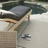 Magnolia 3' x 5' Indoor Outdoor Area Rug (Brown/Tan/Black) (36