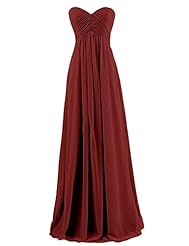 Chiffon Lace-Up Sweetheart Bridesmaid Dress/Prom Dress 