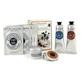 Shea Voyage Set: Cream + Shea Butter + Hand Cream + Foot Cream + Cleansing Cloth - L'Occitane - Travel Set - 5pcs