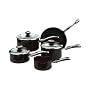 Meyer Select Advantage Non-stick Cookware Saucepan Set, 5 Piece, Black
