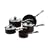 Meyer Select Advantage Non-stick Cookware Saucepan Set, 5 Piece, Black