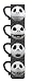 Nightmare Before Christmas Jack Heads Stackable Mugs Set