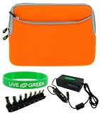 HP 2140 Mini Netbook 10.1-inch Sleeve Case and Universal Car Charger
