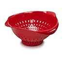 Preserve 3-1/2-Quart Plastic Colander, Red