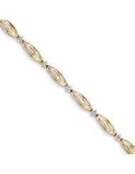 14k Diamond Bracelet, Best Quality Free Gift Box Satisfaction Guaranteed