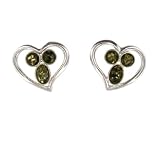 Amber Earrings set in .925 Sterling Silver