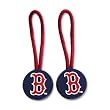 Boston Red Sox Zipper Pull Charm Tag Set Luggage Pet ID MLB