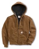 Carhartt Sandstone Active Jac/Quilted Flannel - Femme- Maroon