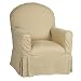 Kitchen & Housewares : Slipcover for Lullaby Glider - Egg Shell