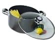 NEW 18-QUART HEAVY-GAUGE NON-STICK ALUMINUM STOCK POT