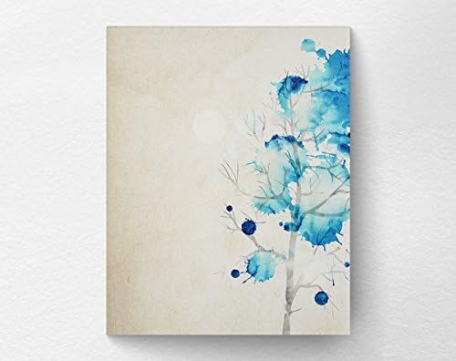 Modern Fine Art Print Home Decor, Tree Wall Art Print, Watercolor Nature Art Print, Living Room Wall Art, Nursery Decor