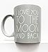 I Love You a Bushel and a Peck 8 oz. coffee mug- GRAY