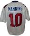 Eli Manning Autographed/Hand Signed New York Giants Reebok White Jersey