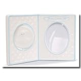 Heaven's Blessings Jesus Loves Me Porcelain Frame Blue