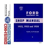 1952 1953 1954 FORD Car Shop Service Manual Book CD by Ford