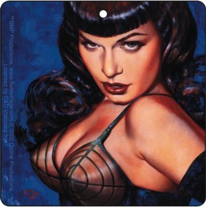 Bettie Page Stare Air Freshener A-BP-0005