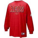 Nike Cincinnati Reds Red Practice Long Sleeve T-shirt