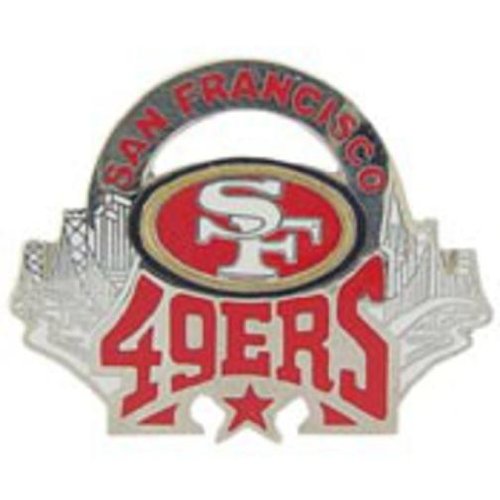 NFL San Francisco 49ers Star Pin 1 1/4
