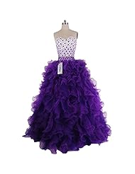 Fitted    Ball Gown Quinceanera Dress  With Ruffles