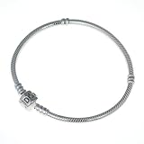 Authentic Pandora Sterling Silver 7.1 Inch Clasp Charm Bracelet 590702HV -18 thumbnail