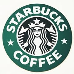 海外限定品!スターバックス/スタバ マウスパッド 1992年ロゴ 旧ロゴ 直径20cm 【並行輸入品】