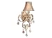 Vaxcel Lighting EP-WLS001PP Phoenician Platinum Empire Tuscan Single Light Up Lightin...