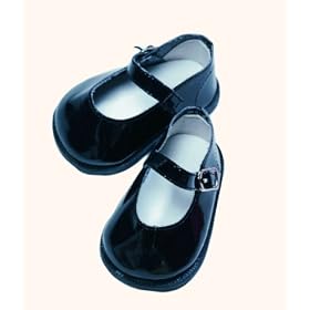 Black Mary Jane Shoes 2007 Adora doll shoes