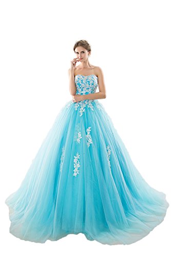 JooXoo　ウェディングドレス　優雅　展示会　誕生日　結婚式　ワンピース　水色　ブルー