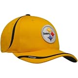 NFL Men's End Zone Structured Adjustable Hat - ND92Z (Pittsburgh Steelers, One Size Fits All)