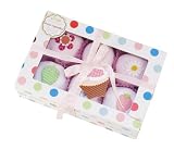 Baby Bunch Pink Cupcake Onesies (2 Sizes) - 4 Cupcakes