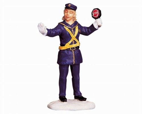 Lemax Christmas Village Collection The Crossing Guard Figurine #92347