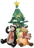 Outdoor Living : 8 Ft. - Gemmy Christmas Airblown Inflatable - Bear, Moose and Tree
