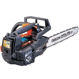 Tanaka Commercial Grade Gas Powered Top Handle Chain Saw 16-Inch Bar and Chain 34cc 1.8 HP 2-Stroke... by Tanaka Power