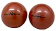 Natural Fitness Pair Soft Weighted Balls Pair, 4-Pounds Each (Red Rock)