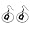 Ohio State Buckeyes Hoop Logo Earring Set Ncaa Charm Image #1
